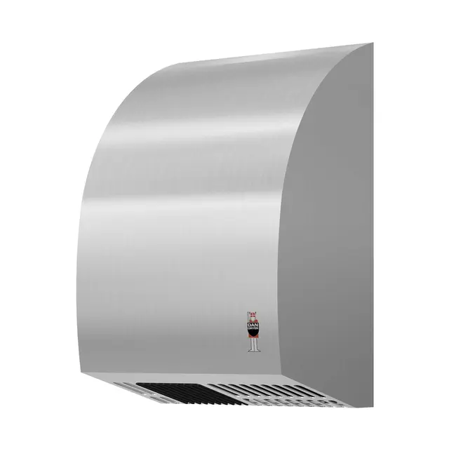 Art. 281 Mini håndtørker, børstet rustfrit stål 