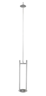 EQI FRITTSÅENDE UTEDUSJ STÅLKVALITET AISI 304