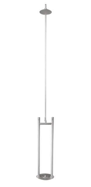 EQI FRITTSÅENDE UTEDUSJ STÅLKVALITET AISI 304 