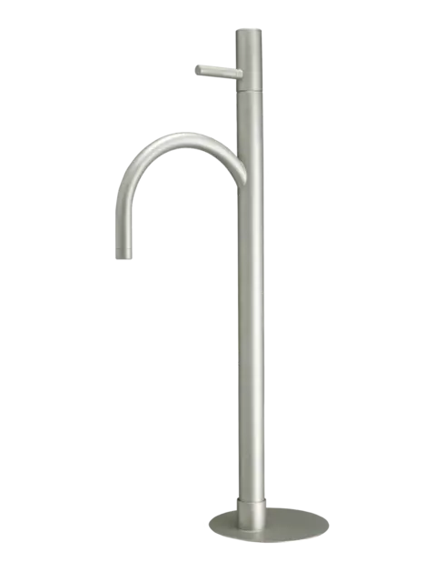 DUO FRITTSTÅENDE VANNPOST CLASSIC RUSTRFRITT STÅL 