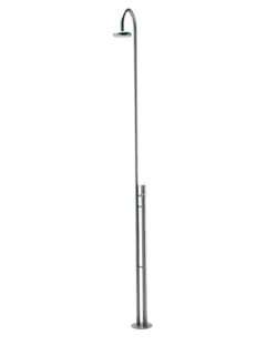 DUO FRITTSTÅENDE UTENDØRS DUSJ M/SELVLUKKENDE VENTIL