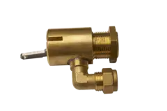 VENTILHUS I MESSING UTEN GLIDER PASSER TIL DUO CLASSIC