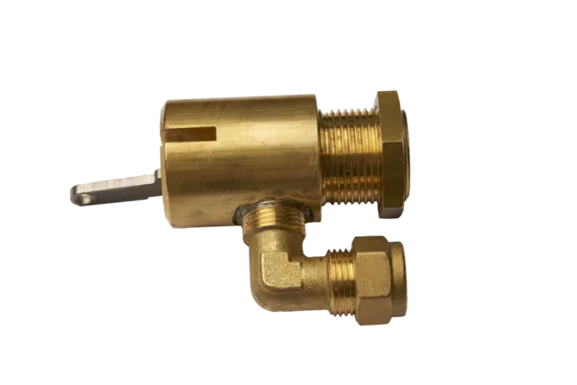 VENTILHUS I MESSING UTEN GLIDER PASSER TIL DUO CLASSIC 