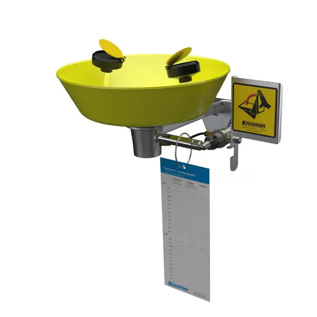 ØYEDUSJ  VEGGMONTERT PLASTIKK 28 L/MIN 