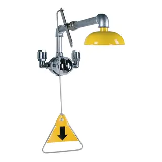 VEGGMONTERT NØDDUSJ MED BLANDER 76L/MIN NRF 4502714