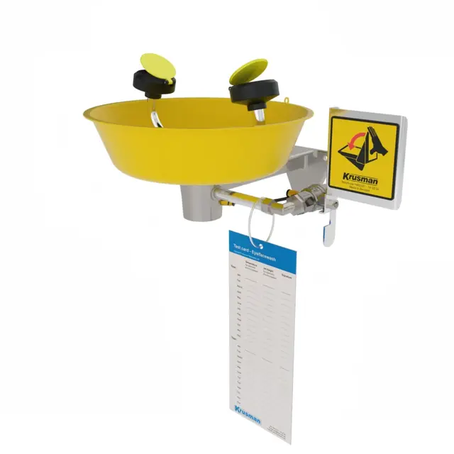 ØYEDUSJ VEGGMONTERT UTEN LOKK 28 L/MIN NRF. 4502702 