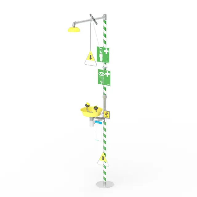 FRITTSTÅENDE KOMBIDUSJ RUSTFRI NØD - OG ØYEDUSJ MED SKÅL 