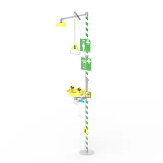 KOMBIDUSJ FRITTSTÅENDE NØD OG ØYEDUSJ 76+28 L/MIN NRF 4502717