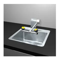 ØYEDUSJ SVINGBAR HVITLAKKERT