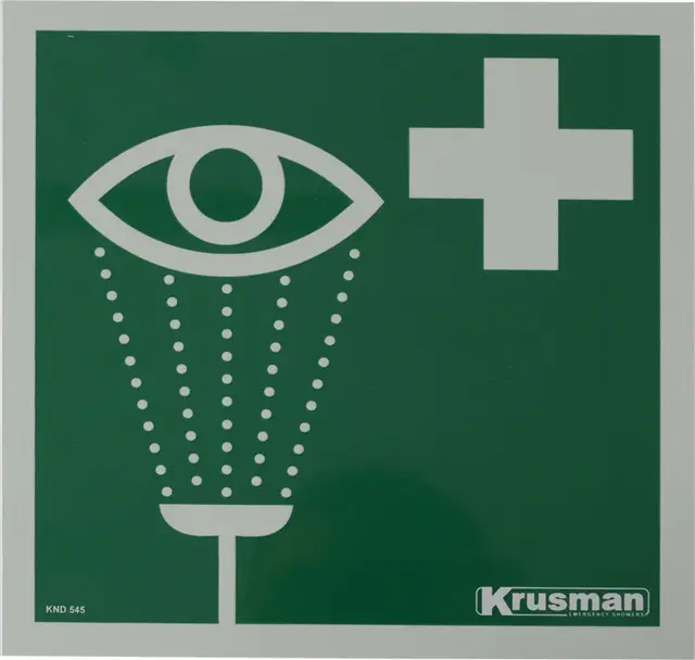 ØYEDUSJSKILT  SELVLYSENDE 