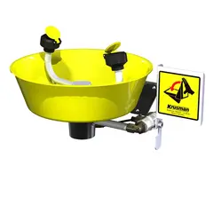 ØYEDUSJ VEGGMONTERT ABS-PLAST U/LOKK 14L/MIN