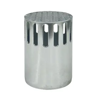 LORO 13217.100X LX VENTILATIONPIECE PERFOR.  METAL DN100