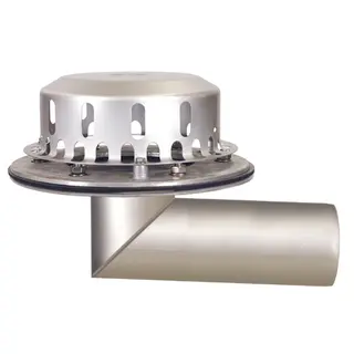 LORO AVLØP TAKSLUK M/KLEMRING 21514X