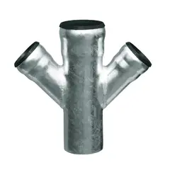 LORO GRENRØR DOBBELT 45° 280 CBBX