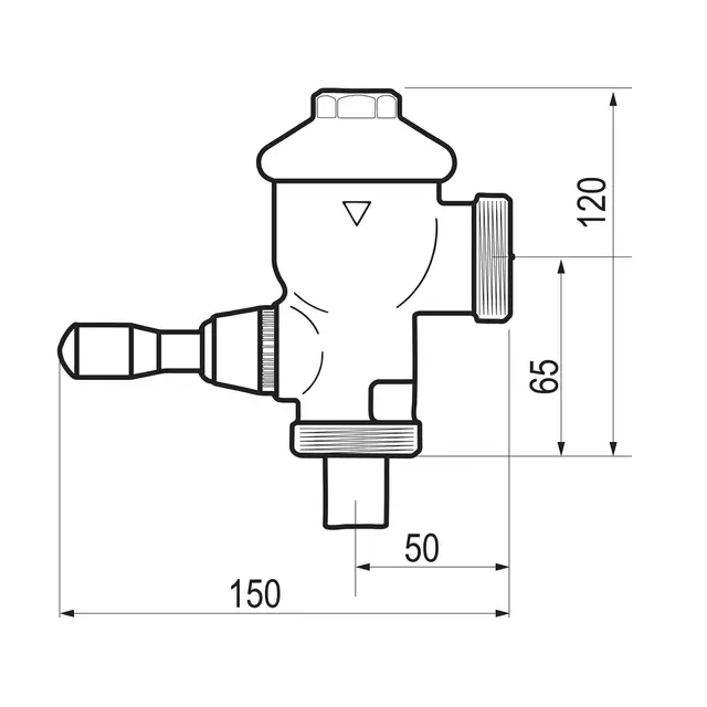 EYREM WC SPYLEVENTIL   REF 12011, 1 1/4" PRESTO EYREM 