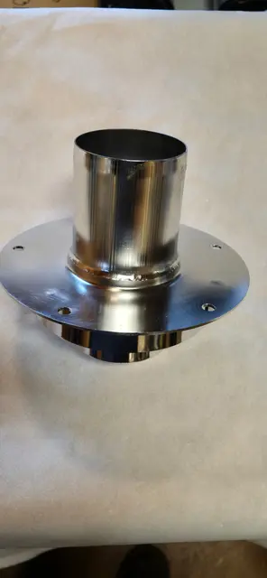 REFLEKS RUND GJENNOMFØRING 2 1/2"Ø 160 MM 3GR. 