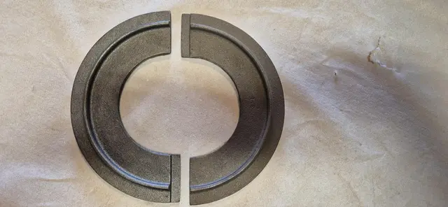 BRENNERRINGSETT FOR 60M STØPEJERN 2-DELT 