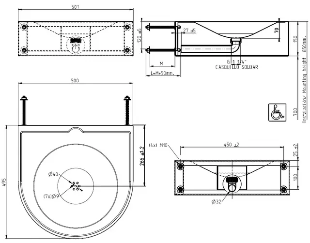 PORTINOX SERVANT LVR-H-36 HC UTFØRELSE 