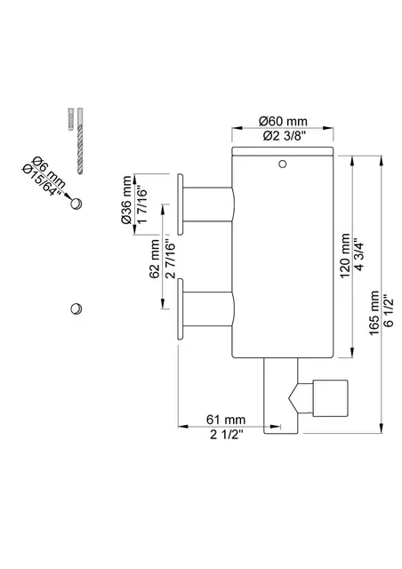 VOLA T10JR SÅPEDISPENSER 0,25L 