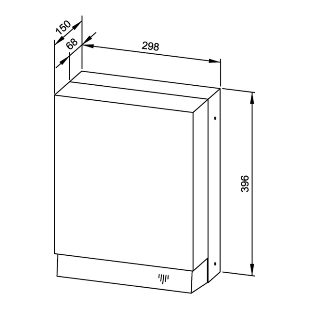 WP1200 SATIN WAGNER EWAR WP1200 VARMLUFT HÅNDTØRKER 