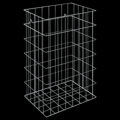 WP150-2 | KURV WAGNER EWAR WP150-2 AVFALLSBEHOLDER 72L PLAST BELAGT