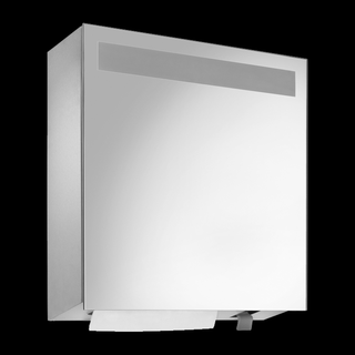 WP600-5 SATIN WAGNER EWAR WP600-5 SPEILSKAP SKUMSÅPE/PAPIR