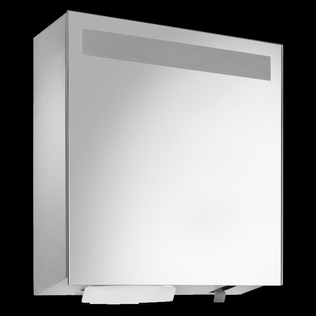 WP600 SATIN WAGNER EWAR WP600 SPEILSKAP SÅPE/PAPIR 